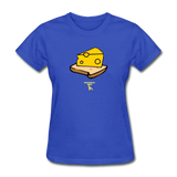 Cheese On Bread Custom Tee Shirt - Women - royal blue