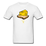 Cheese On Bread Custom Tee Shirt - Men - white