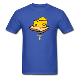 Cheese On Bread Custom Tee Shirt - Men - royal blue