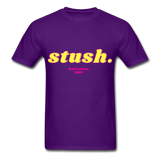 Stush Custom Tee Shirt - Men - purple