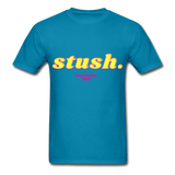Stush Custom Tee Shirt - Men - turquoise