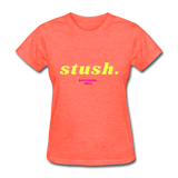 Stush Custom Tee Shirt - Women - heather coral
