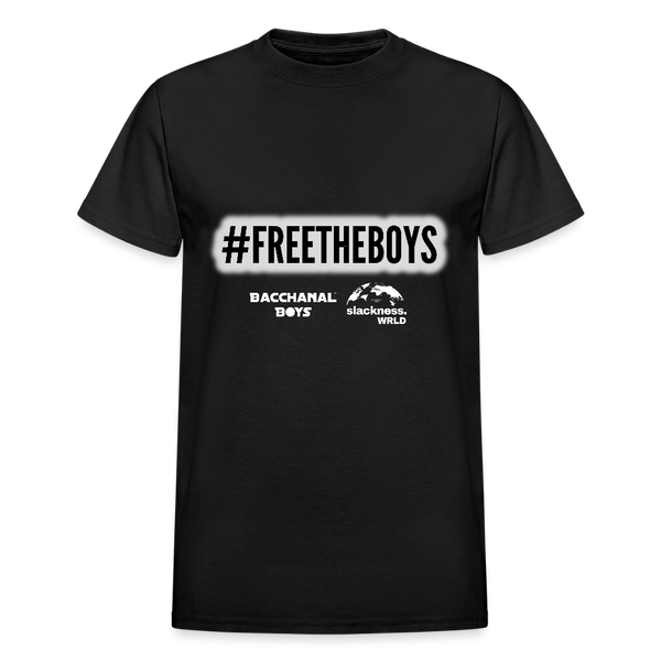 Free Bacchanal Boys Custom Tee Shirt - Black - black