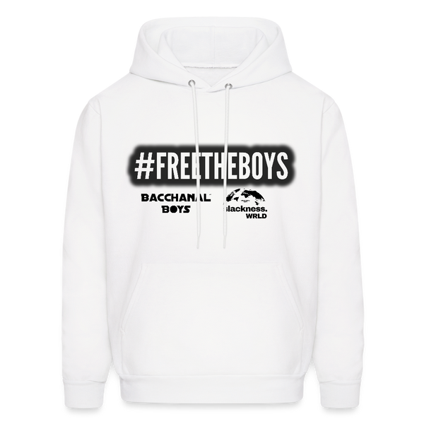 Free Bacchanal Boys Custom Unisex Hoodie - White - white
