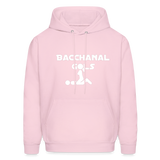 Bacchanal Girls Logo Custom Unisex Hoodie - Women - pale pink