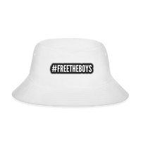 Free Bacchanal Boys Custom Bucket Hat - White - white