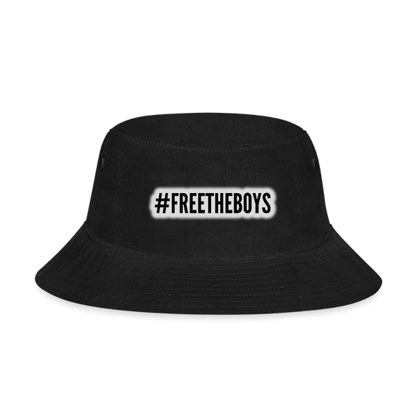 Free Bacchanal Boys Custom Trucker Hat - Black - black