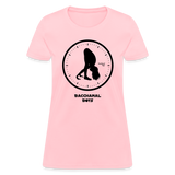 Six-Thirty Custom Tee Shirt - Women(Black Print) - pink