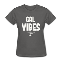 Gal Vibes Custom Tee Shirt - charcoal