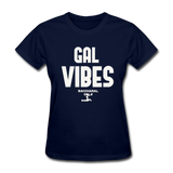 Gal Vibes Custom Tee Shirt - navy