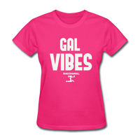 Gal Vibes Custom Tee Shirt - fuchsia