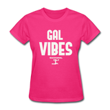 Gal Vibes Custom Tee Shirt - fuchsia