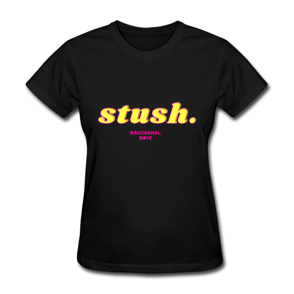 Stush Custom Tee Shirt - Women - black